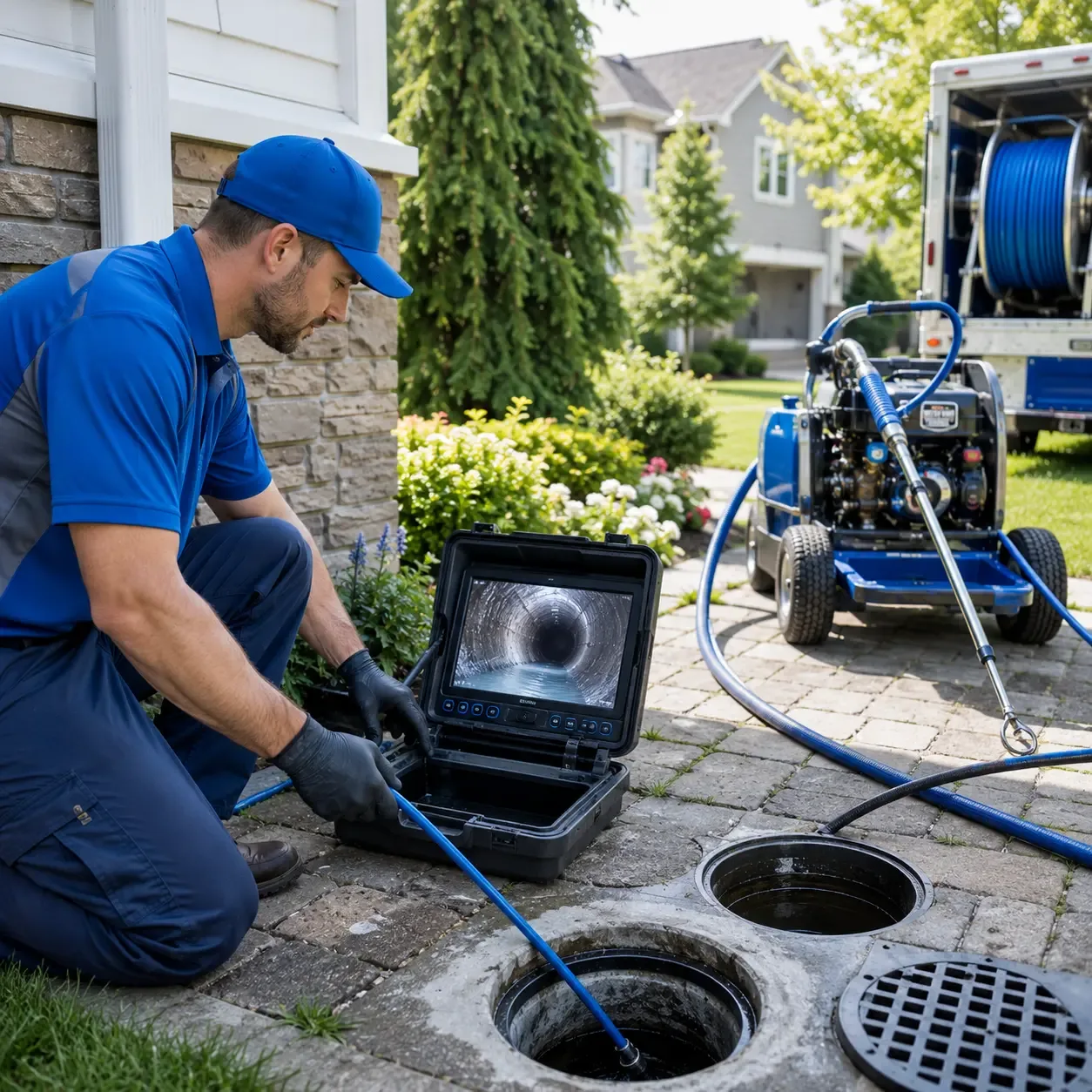 Outdoor drain cleaning professionals serving Liberty, MS